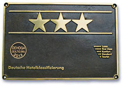 Awarded with 3 stars by DEHOGA Awarded with 3 stars by DEHOGA