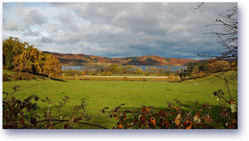 The Laacher Lake in autumn