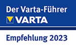 Recommended by Varta-Guide